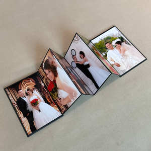 <span class=keywords><strong>Album</strong></span> Fotografico a Fisarmonica <span class=keywords><strong>in</strong></span> Velluto, <span class=keywords><strong>Pelle</strong></span>, Lino e Cotone di Produzione Industriale - Product Image 2