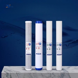 1/2 "3/4" 1 "Brass/Nhựa đầu vào/Đầu ra cổng màu xanh/trong suốt/Trắng Nước Slim 4 giai đoạn màu xanh Hệ thống lọc với cờ lê - Product Image 3