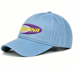 High Quality Custom 6-Panel Cotton Classic Vintage Baseball <b>Cap</b> Solid Color Breathable Sunshade Adjustable Size for Men <b>Women</b> - Product Image 4