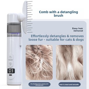 Nouveau Peigne Démêlant Électrique 2-en-1 en ABS pour Animaux, Anti-Puces et Anti-<span class=keywords><strong>Poux</strong></span>, Outil de Contrôle des Parasites Externes - Product Image 4