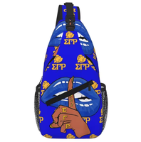 Sigma Gamma Rho Stolz-Logo Brusttasche Rucksack Sport Reise Tagesrucksack Fabrikpreis Studentenverbindungs-Umhängetasche Mode Maßanfertigung Großhandel