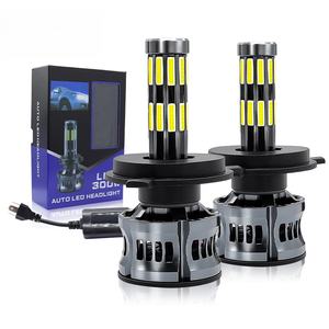 หลอดไฟหน้ารถยนต์ LED กำลังสูง 50W 10000 ลูเมนส์ H4/H1/H3/H7/H11/9005-9007 แบบขายส่ง 20 ด้าน ระบบ Canbus ใช้ได้กับรถยนต์ทั่วไป - Product Image 1