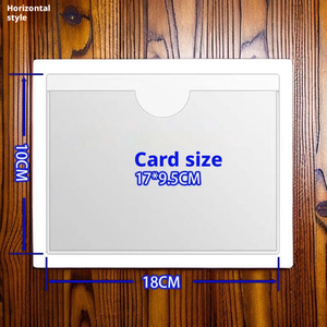 ซองใส่บัตร PVC แบบใส กันน้ำ กันน้ำมัน สำหรับจัดเก็บ - Product Image 3