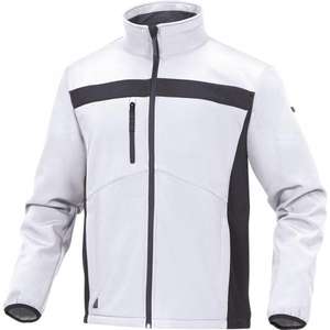 DELTA PLUS - LULE2BCPT Chaqueta Softshell poliéster/elastano blanco-gris-EAN 3295249200435 CHAQUETAS DE TRABAJO - Product Image 1