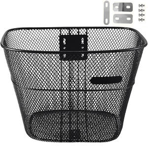 Cesta Universal de Metal para Bicicleta, 20, 22, 24, 26 Pulgadas, Soporte para Manillar, Cesta Delantera, Cesta Plegable Resistente para Bicicleta - Product Image 2