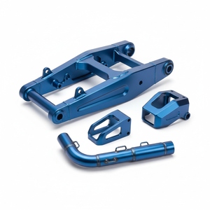 Componentes de Marco de Aluminio Mecanizados por CNC con Acabado Anodizado - Product Image 1