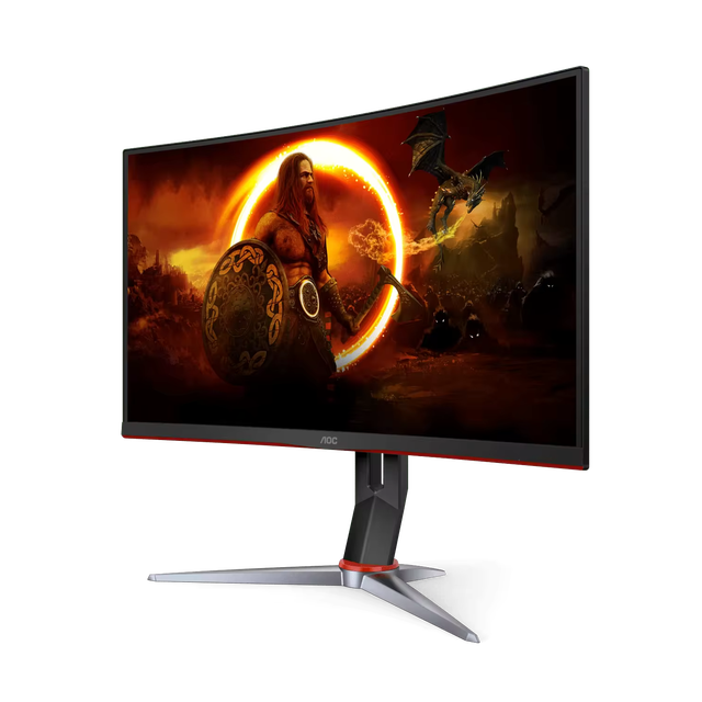 High Quality A-OC 27'' C27G2Z 240Hz Monitors FreeSync Premium 0.5ms Curved VA HDR Mode Esports Gaming Monitors