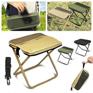 Wholesale <b>Folding</b> <b>Stool</b> for Outdoor Leisure Camping and Hiking Fishing Trips Convenient Shoulder Bag Style <b>Portable</b> Storage - Product Image 5