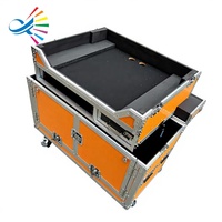 Excellent étui de transport personnalisé en contreplaqué ignifuge pour contrôleur DJ Pioneer Rev7 avec support pour ordinateur portable