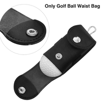 CybGene Cadeaux pour Hommes : Porte-tee de golf portable en cuir PU pour 2 balles et 2 tees, Accessoires pour la Fête des Pères et Anniversaire