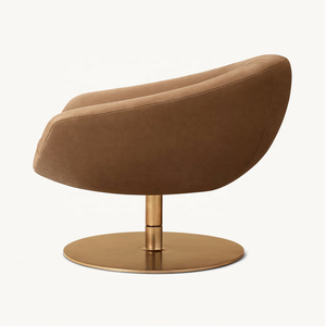 Sassanid OEM Design emblématique du milieu du siècle Mobilier de salon Confort généreux Chaise pivotante en cuir <span class=keywords><strong>Lanzo</strong></span> - Product Image 4