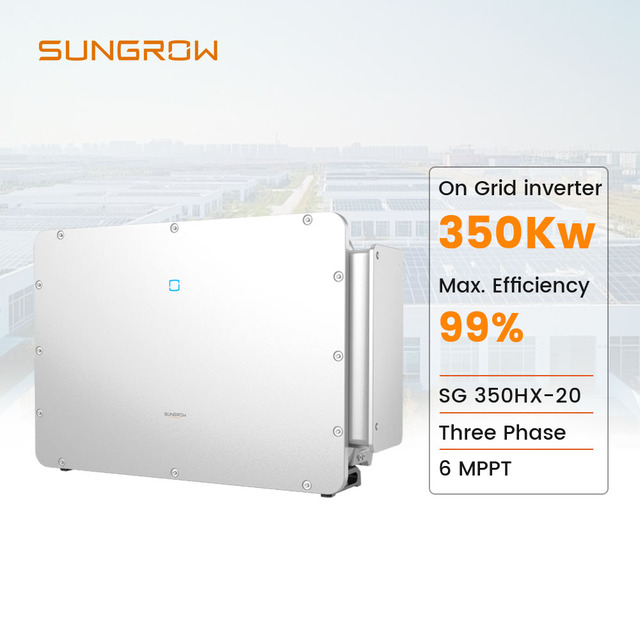Sungrow On-grid Solar PV Inverter 200Kw 350Kw 500Kw 3 Phase 800V AC Output Inverter with Power Line Communication