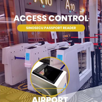 Lector de Pasaportes y Documentos de Identidad Multiusos de Página Completa Effon TD25, ICAO9303, para Aeropuertos y Hoteles, USB, API/SDK Gratuito, Integración Fácil, en Existencia