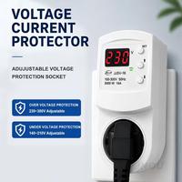 Prise de protection contre les surtensions réglable 16A pour appareils électroménagers JIUJI (réfrigérateur, lave-linge)