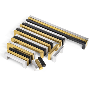 Agarraderas Personalizadas para Armarios de Acero Inoxidable, Herrajes Cromados, Dorados, Negros Mate, Tiradores para Muebles de Cocina - Product Image 1