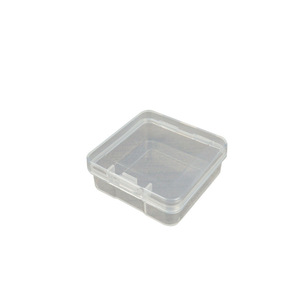 Square PP Plastic Mini Transparent <b>Storage</b> <b>Box</b> 4.5Cm For Jewelry <b>Small</b> Parts Desktop Organizer With Lid - Product Image 5