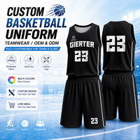 Tenues de basketball personnalisées professionnelles pour équipes – Vente en gros – Maillots de basketball haute performance en mesh respirant – Ensembles avec logo OEM