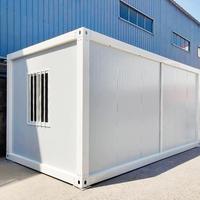 Maison Modulaire Durable et Étanche 20 pieds (6 m) – Mini-Maison Modulaire, Bureau, Appartement, Motel, Conteneur Détachable avec Salle de Bain