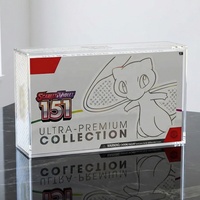 Boîte de protection en acrylique pour carte de collection Ultra Premium 151, boîte de présentation personnalisée en acrylique de qualité supérieure, boîte de protection en acrylique 151 UPC