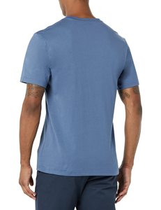 เสื้อยืดคอวีผ้าฝ้ายถัก 100% ทรงปกติสำหรับผู้ชาย ลาย 3 มิติ สไตล์ลำลอง สปอร์ต สตรีทแวร์ ออกกำลังกาย - Product Image 3