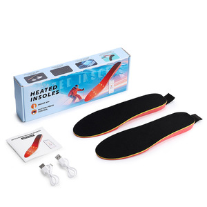Semelles chauffantes contrôlables par application, rechargeables sans fil, insert de chaussure avec batterie 3000 mAh, chauffe-pieds intelligent pour l'hiver, le ski et la neige en extérieur - Product Image 1