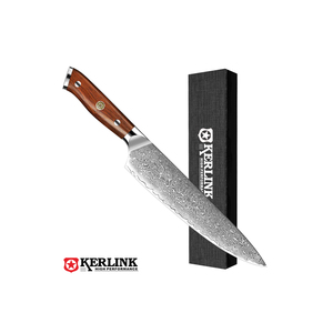 8 inch đầu bếp dao 67 lớp Damascus thép gỗ đàn hương xử lý khảm Pin - Product Image 1