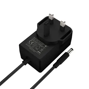 24w-60w UK plug 9v 13.5v 18v 2amp 2.5a 24v 1.5a 36v 1a AC/DC Power adapters 12v 2a 3a