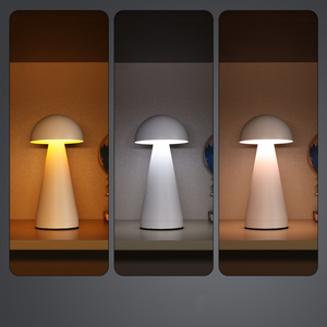 Lampe champignon tactile à intensité variable, cadre métallique, lampe de bureau créative, décoration pour hôtel, café, restaurant, bar, lampe d'ambiance nocturne - Product Image 2
