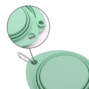 OEM/ODM ภาชนะใส่อาหาร/น้ำสำหรับลูกสุนัขและแมว/สุนัข แบบพกพา ใช้ซ้ำได้ <span class=keywords><strong>ท</strong></span>ำจากซิลิโคน พร้อมวัสดุเกรดอาหารที่เป็นมิตรต่อสิ่งแวดล้อมสำหรับการกำจัดของเสียสัตว์เลี้ยง - Product Image 3