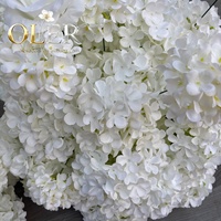 Boule de fleurs artificielles en soie réaliste, faite à la main, longue durée, moderne, pour mariage, Noël, Pâques, centre de table décoratif