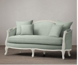 Juego de sofás tallados seccionales de madera antigua Americana para casa, muebles para sala de estar - Product Image 5