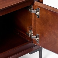 Ensemble de 2 pièces en bois du milieu du siècle banc à chaussures porte-manteau en bois avec 2 portes 4 crochets pour entrée couloir salon