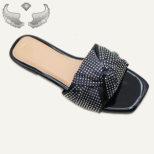 High-quality Summer New Design <b>Open</b>-<b>toe</b> Wholesale Breathable Crystal Ladies' Sandals and slippers - Product Image 3