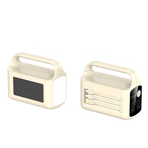 Banco de Energía Portátil de Iones de Litio con Inversor de Onda Sinusoidal Pura, Carga por Panel Solar, Linterna, Tipo-C, Salida Máxima de 10W - Product Image 3