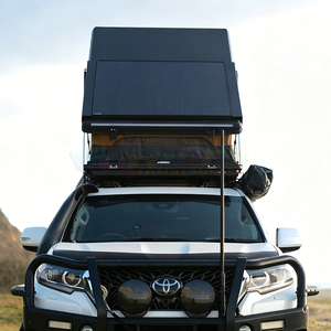 Waterproof Hard Shell Roof Top Tent Overlanding Double Layer 4-Season Roof Tent 1 Bedroom Living Room Aluminum Rooftop Tent - Product Image 5