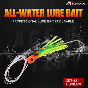 Esche artificiali morbide in PVC Topwater Swim Baits Octopus Skirts <span class=keywords><strong>per</strong></span> la pesca di Zander, Luccio, Merluzzo, Salmone, Spigola, Carpa in acqua dolce - Product Image 4