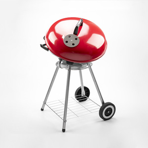 Outdoor Party Stainless Steel Portable Kettle <strong>Barbecue</strong> <strong>Grills</strong> Trolley Charcoal Bbq <strong>Grill</strong> - Product Image 4