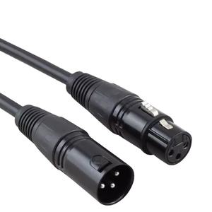 كابل إضاءة ذكر ونسائي من <span class=keywords><strong>3</strong></span> مراحل بمعالج إكس لير كابل إضاءة للإشارة خلاط إضاءة للميكروفون كابل مكبر للصوت DMX512 - Product Image 1