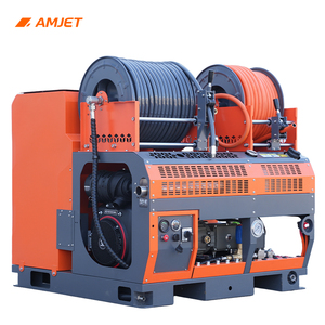 Machine de nettoyage de canalisations AMJET WS1870-Ultra-L 180 bars, 70 <span class=keywords><strong>PLM</strong></span>, équipement de nettoyage de canalisations robuste pour l'élimination des blocages de tuyaux communautaires - Product Image 2
