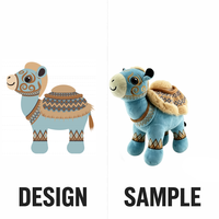 Boneka Plush Lembut Kosong untuk Sublimasi Custom, DIY Printing, Hewan Boneka Isi Dakron untuk Perlengkapan Kerajinan