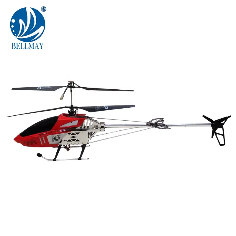 Bemay Toy 130CM BR6508 2.4G 3.5CH Super Large Metal RC Helicopter Camera Big Long Distance Airplane Light Toy