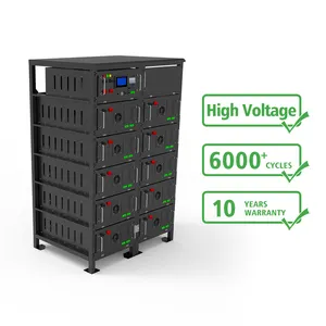 A Grade Cells 100kwh 150kwh 200kwh 48v 204.8v 307.2v Lithium Ion Battery Deye Lifepo4 Battery