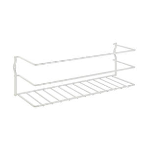 Cestino Multiuso LIMPIA in Ferro Bianco 34x11x11cm - Product Image 1