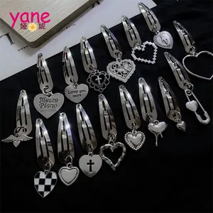 Yane Nieuwste Meisjes Hardware Haaraccessoires Over Hart Haarclip Coole Stijlen Bb Clip Edge Clip Trendy