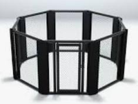 Cage d'octogone Rocson MMA UFC, taille et logo personnalisés pour la musculation, Y44, MOQ 1 ensemble, options multi-tailles, fabriqué en Chine