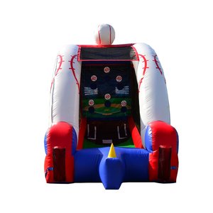 Jeu de lancer de baseball gonflable en PVC de qualité commerciale avec souffleur, multi-cibles, pour intérieur et extérieur – Offre spéciale - Product Image 4