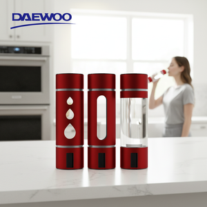 Bouteille d'eau hydrogénée de luxe SPE PEM, générateur d'eau hydrogénée portable à haute concentration en PPB, <span class=keywords><strong>ioniseur</strong></span> d'eau hydrogénée, tasse H2, emballage cadeau, CE - Product Image 1