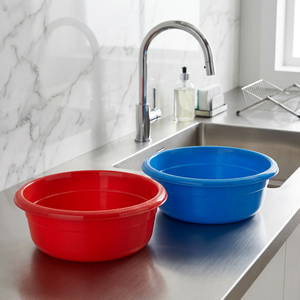 Modern Round PP Plastic <b>Wash</b> Basin for Hand Face <b>Foot</b> Washing Home Bathroom Kitchen Use - Product Image 1