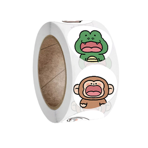 Etiqueta adhesiva para embalaje, logotipo personalizado, papel de impresión adhesiva, Rollo redondo de vinilo, etiquetas adhesivas, etiqueta de embalaje impermeable - Product Image 4