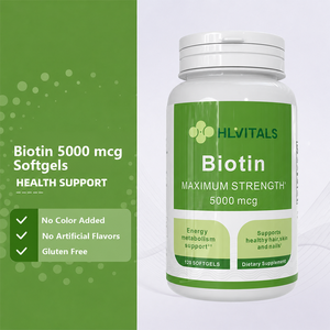 Gélules de biotine avancées 5000mcg, complément vitaminique hautement absorbable, gélules beauté, ongles forts - Product Image 6
